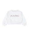 Marni Toddler Girl Sweatshirt White Size 6 Cotton In White