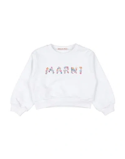 Marni Babies'  Toddler Girl Sweatshirt White Size 6 Cotton