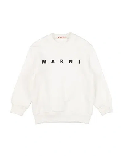 Marni Babies'  Toddler Girl Sweatshirt White Size 6 Cotton