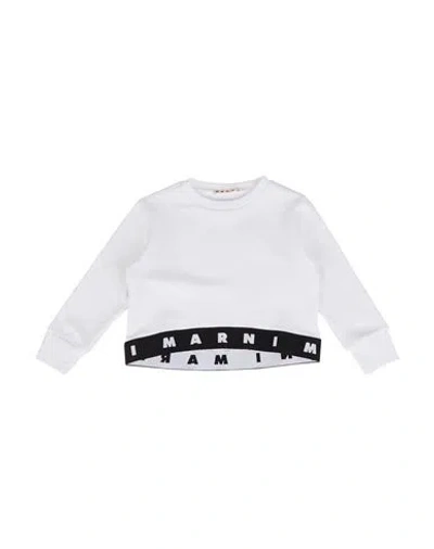 Marni Babies'  Toddler Girl Sweatshirt White Size 6 Cotton