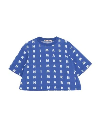 Marni Babies'  Toddler Girl T-shirt Blue Size 6 Cotton