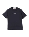 Marni Toddler Girl T-shirt Midnight Blue Size 6 Cotton In Blue