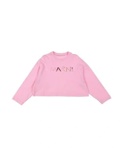 Marni Babies'  Toddler Girl T-shirt Pink Size 6 Cotton