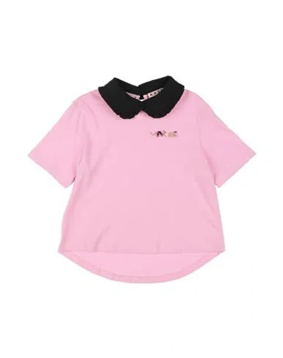 Marni Babies'  Toddler Girl T-shirt Pink Size 6 Cotton
