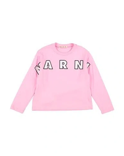 Marni Babies'  Toddler Girl T-shirt Pink Size 6 Cotton