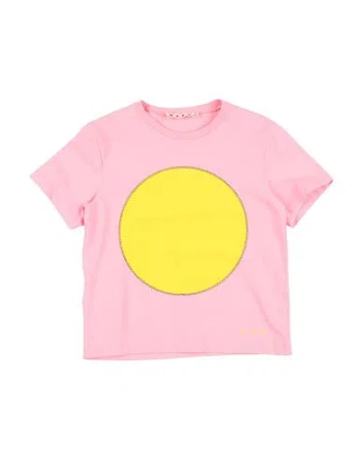 Marni Babies'  Toddler Girl T-shirt Pink Size 6 Cotton, Elastane