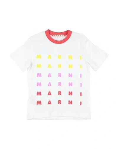 Marni Babies'  Toddler Girl T-shirt White Size 4 Cotton