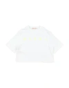 Marni Babies'  Toddler Girl T-shirt White Size 6 Cotton, Viscose, Polyester