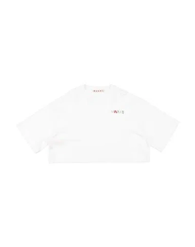 Marni Babies'  Toddler Girl T-shirt White Size 6 Cotton