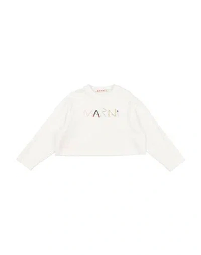 Marni Babies'  Toddler Girl T-shirt White Size 6 Cotton