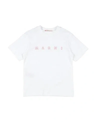 Marni Babies'  Toddler Girl T-shirt White Size 6 Cotton
