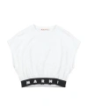 Marni Babies'  Toddler Girl T-shirt White Size 6 Cotton, Elastane