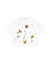 Marni Toddler Girl T-shirt White Size 6 Cotton, Pvc - Polyvinyl Chloride In White