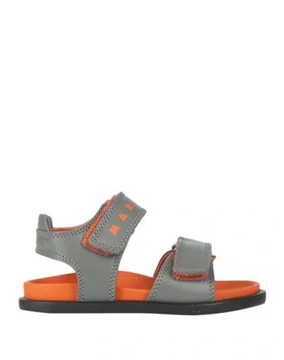 Marni Babies'  Toddler Sandals Grey Size 10c Leather