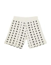 Marni Babies'  Toddler Shorts & Bermuda Shorts Ivory Size 6 Cotton In White