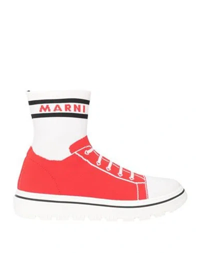 Marni Babies'  Toddler Sneakers Red Size 9.5c Textile Fibers