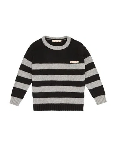 Marni Babies'  Toddler Sweater Black Size 6 Viscose, Polyamide, Cotton, Wool, Cashmere