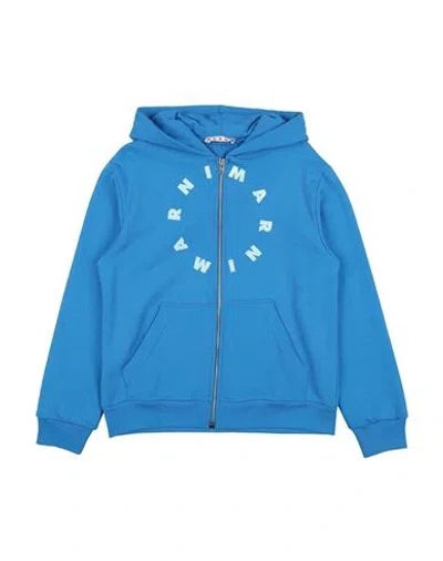 Marni Babies'  Toddler Sweatshirt Azure Size 6 Cotton In Blue