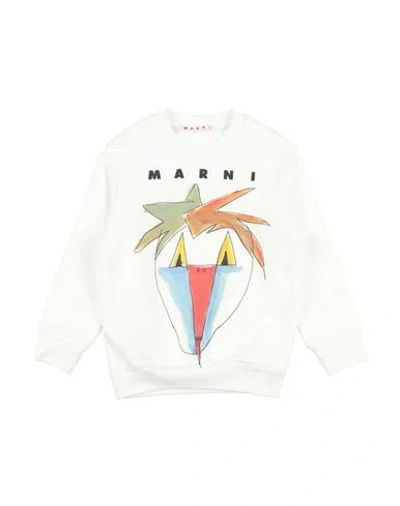 Marni Babies'  Toddler Sweatshirt Off White Size 6 Cotton
