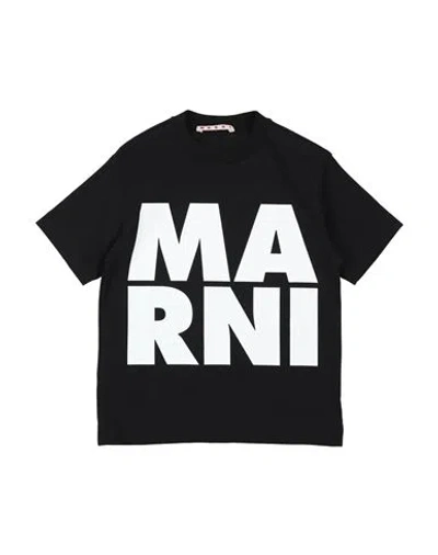 Marni Babies'  Toddler T-shirt Black Size 6 Cotton, Elastane