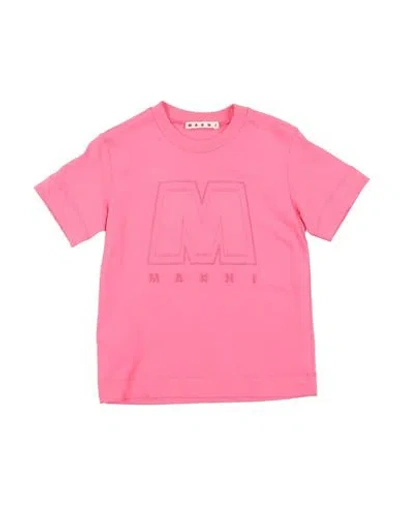 Marni Babies'  Toddler T-shirt Fuchsia Size 6 Cotton In Pink