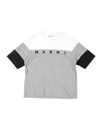 Marni Babies'  Toddler T-shirt Light Grey Size 6 Cotton In Multi