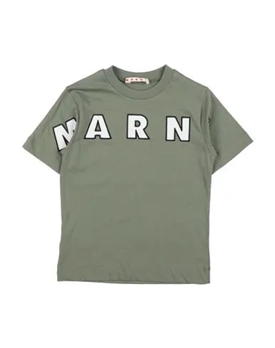 Marni Babies'  Toddler T-shirt Military Green Size 4 Cotton