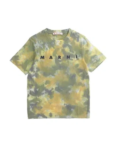 Marni Babies'  Toddler T-shirt Sage Green Size 6 Cotton