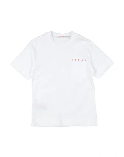 Marni Babies'  Toddler T-shirt White Size 6 Cotton