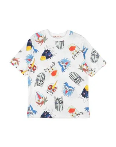 Marni Babies'  Toddler T-shirt White Size 6 Cotton In Multi