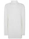 Marni High Neck Long Sleeves Loose Fit In White