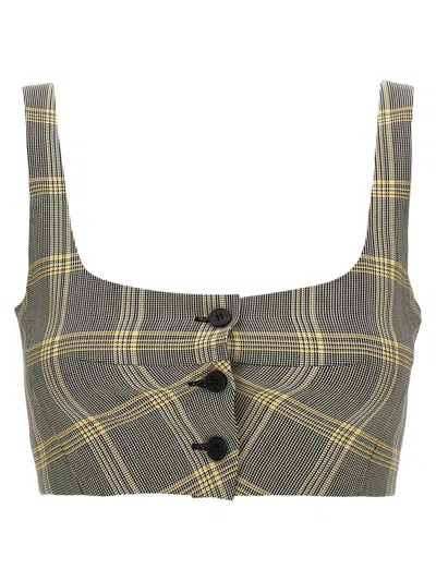 Marni Top Cropped Check