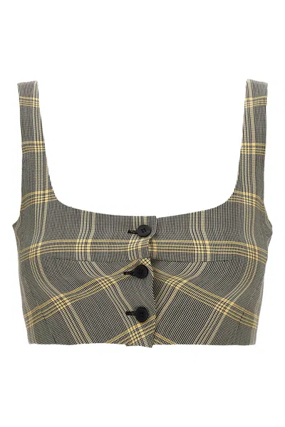 MARNI MARNI TOP CROPPED CHECK