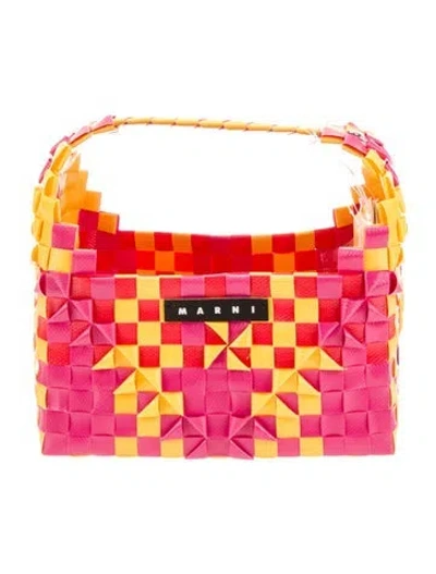 Pre-owned Marni Top Handle Bag In Pink