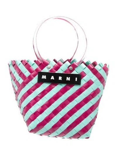 Pre-owned Marni Top Handle Bag In Pink