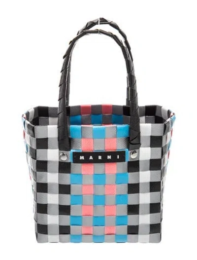 Pre-owned Marni Top Handle Bag In Silver