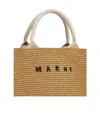 Marni Top Handle Shoulder Bag In Nude