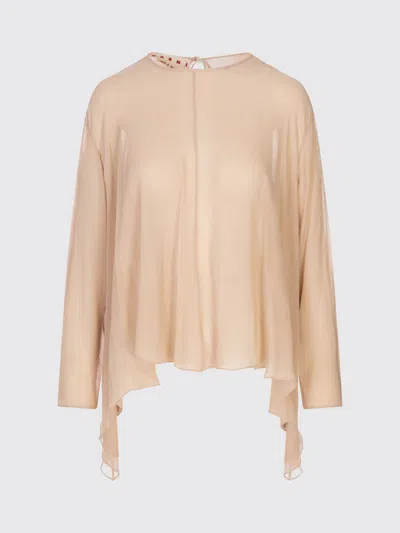 Marni Top  Woman Color Brown In Animal Print