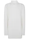 Marni High Neck Long Sleeves Loose Fit In White