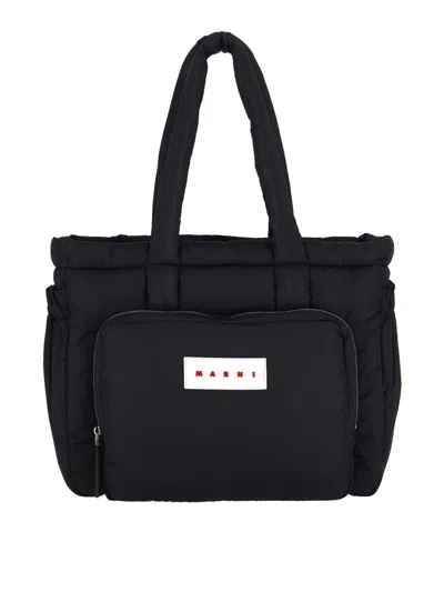 Marni Tote Bag In Black