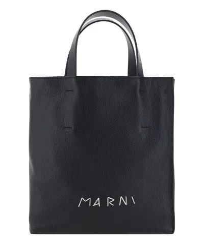 Marni Tote Bag In Black