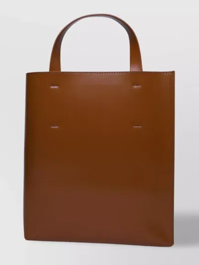 Marni Tote Bag Rectangular Detachable Strap