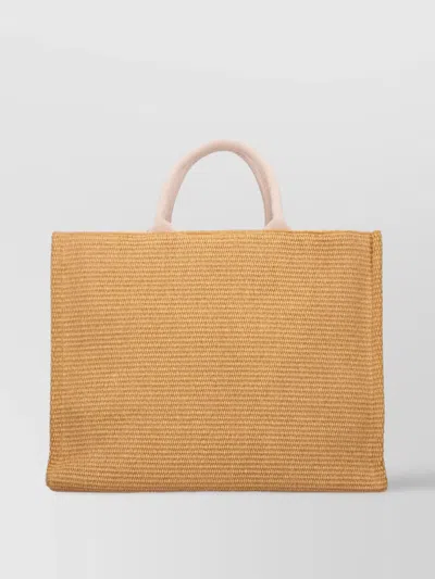 Marni Tote Bag With Dual Handles And Woven Texture