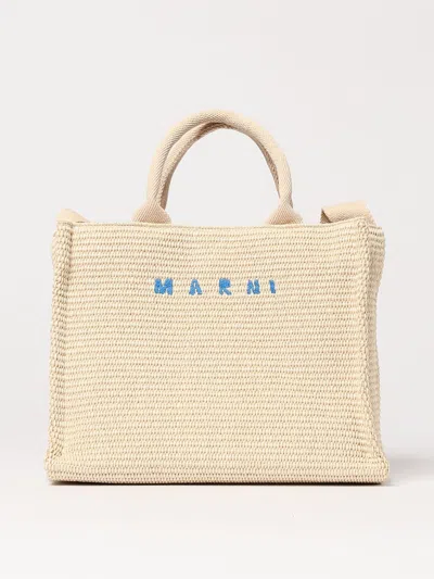 MARNI TOTE BAGS MARNI WOMAN COLOR WHITE,427704001