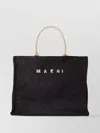 Marni Tote Bags With Dual Handles And Woven Texture