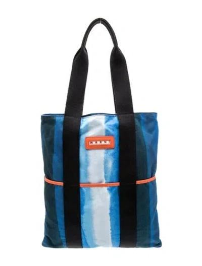 Pre-owned Marni Tote In Blue