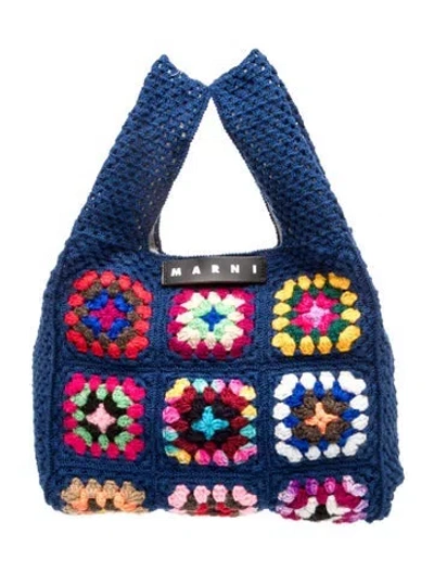 Pre-owned Marni Tote In Blue
