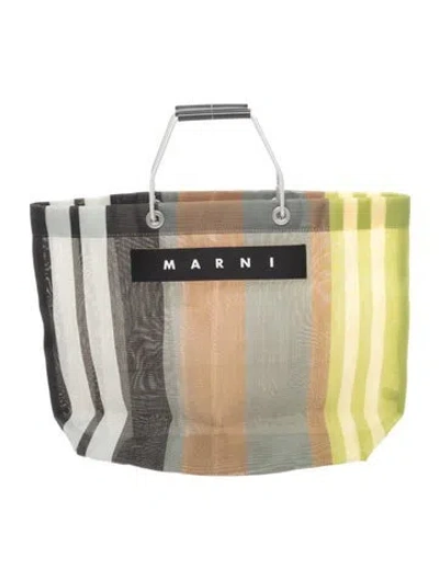 Pre-owned Marni Tote In Blue