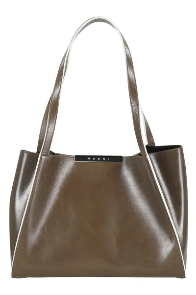 Marni Tote Ew Small In Green
