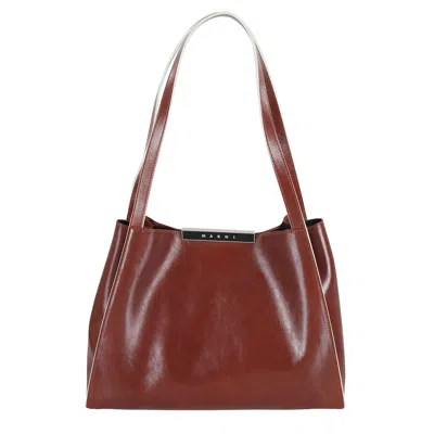 Marni Tote Ew Small In Red